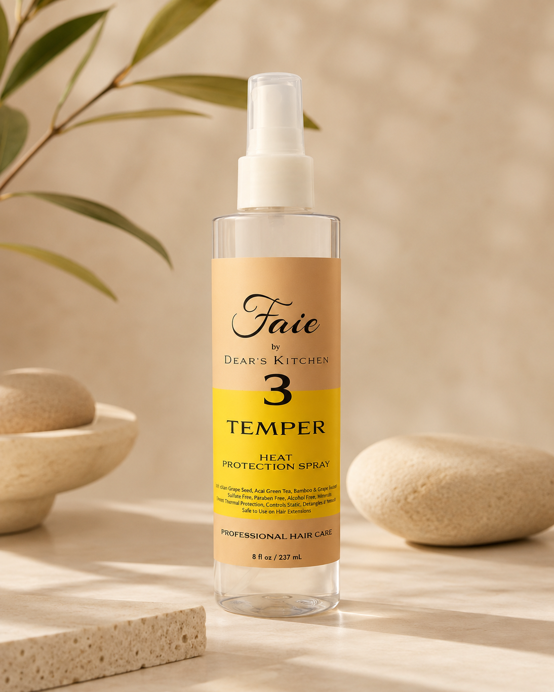 Temper- Heat Protection Spray